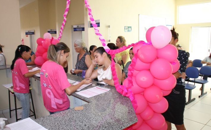 Outubro Rosa oferece atividades e atendimentos com orientação às mulheres