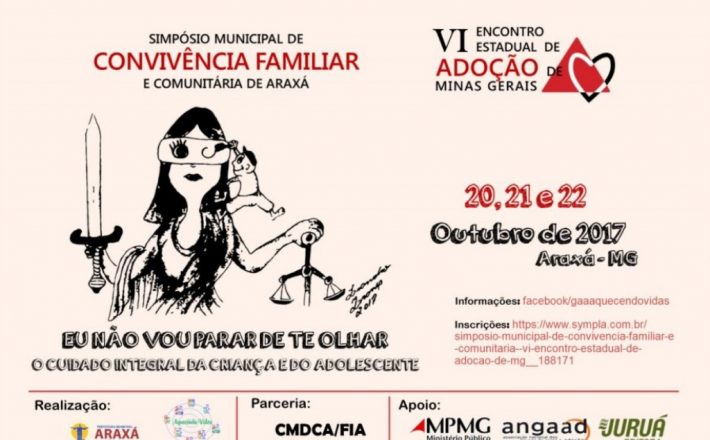 Direitos e promoção da adoção de crianças e adolescentes são temas de eventos em Araxá
