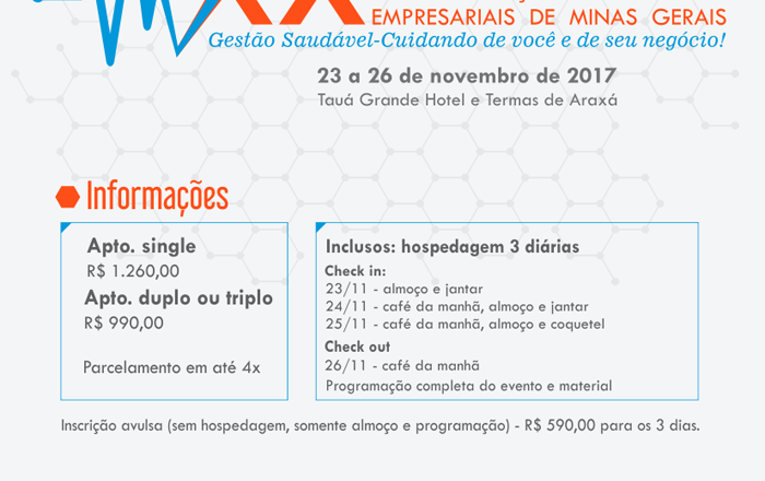 Araxá sedia Congresso das Associações Comerciais e Empresariais de MG