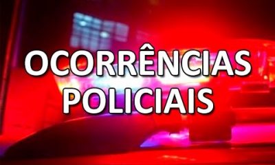 Ocorrências policiais de Araxá e região dia 29 de dezembro