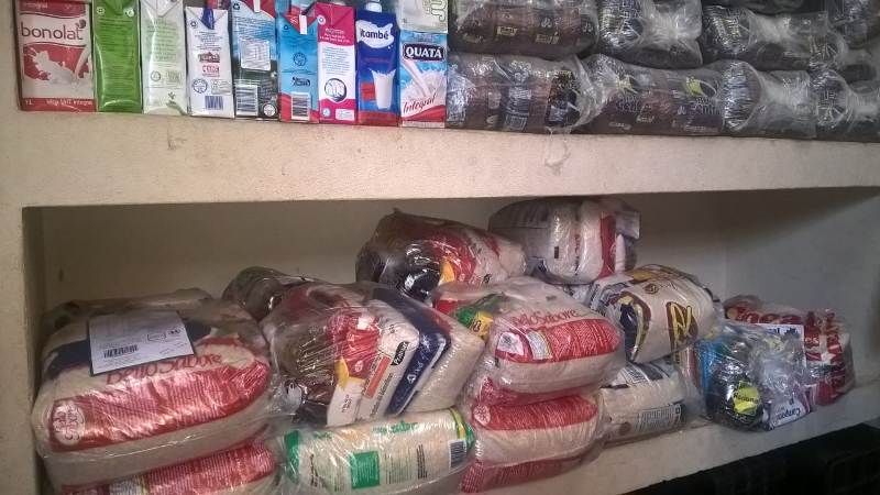 Carrinho da Solidariedade arrecada mais de cinco toneladas de alimentos