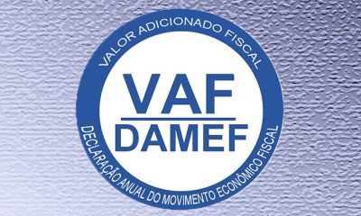 Sefin alerta dos prazos para declaração do VAF ano base 2017