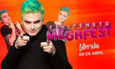 Uberaba recebe espetáculo Megafest com youtuber Felipe Neto