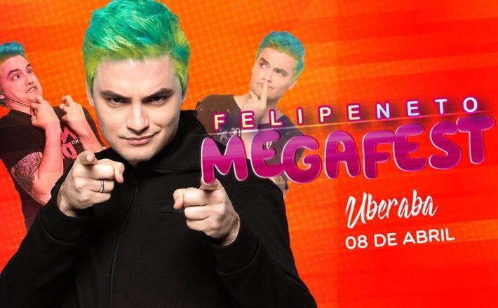 Uberaba recebe espetáculo Megafest com youtuber Felipe Neto