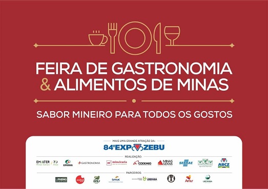 ExpoZebu 2018 terá ‘Feira de Gastronomia e Alimentos de Minas’