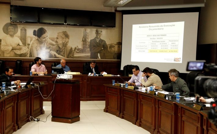 Finanças realiza prestação de contas no Plenário da Câmara