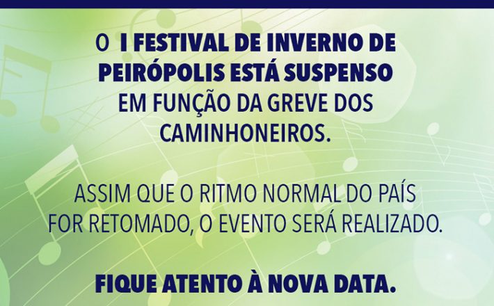 Festival de Inverno de Peirópolis não será realizado neste fim de semana 