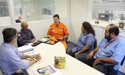 ABCZ recebe visita do Corpo de Bombeiros Militar para conscientização contra queimadas
