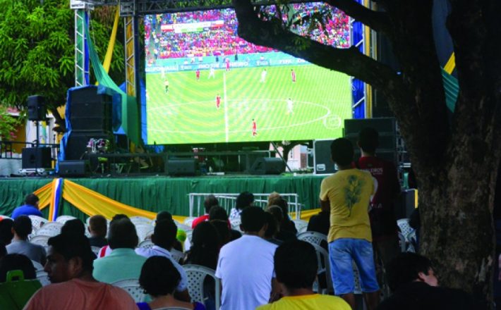 Copa do Mundo terá transmissão ao vivo na Rotatória de Esportes da Av. Santos Dumont