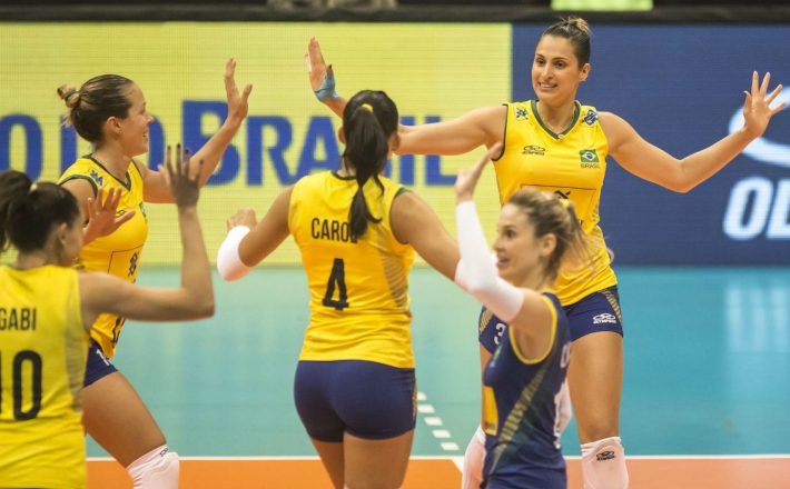 Brasil perde primeiro amistoso no voleibol feminino e tenta recuperação em Uberaba