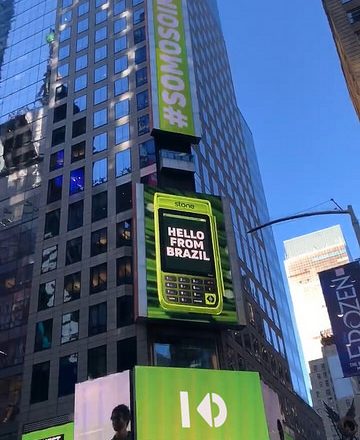 Uberaba é homenageada em publicidade da Stone na Times Square