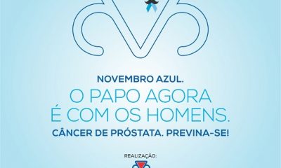 Novembro Azul iluminará o Parque Fernando Costa em apoio à prevenção ao câncer de próstata