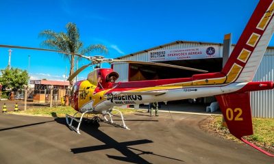 Uberaba é contemplada com helicóptero para atendimentos de urgência e emergência dos Bombeiros e Samu