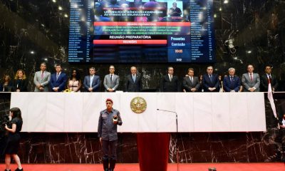 Governador Romeu Zema participa da posse dos deputados estaduais e faz balanço das contas mineiras