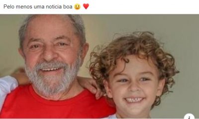 Blogueira comemora a morte do neto de LULA