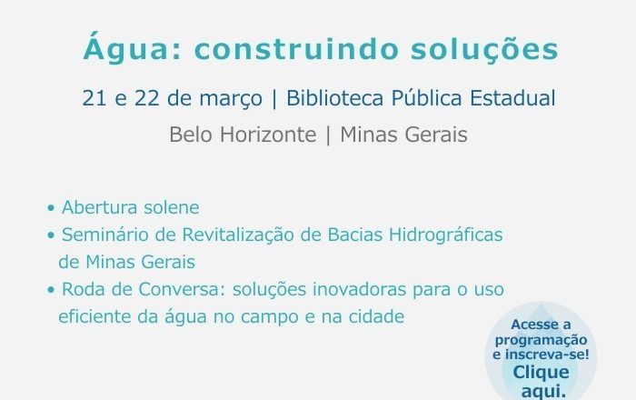 Semana da Água debate gestão sustentável dos recursos hídricos