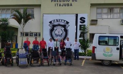 Presos de Itajubá reformam cadeiras de rodas