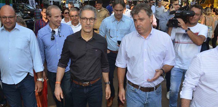 Governador Romeu Zema visita a Feira do Agronegócio Mineiro em Uberlândia