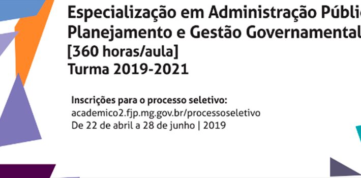 Abertas inscrições para especialização em Administração Pública