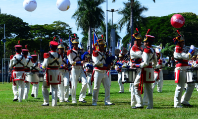 Banda marcial do Batalhão da Guarda Presidencial enfeita manhã do último domingo da 85ª ExpoZebu