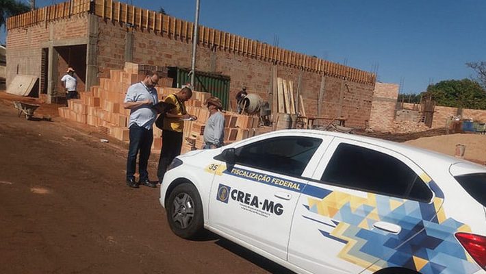 Blitz de fiscalização do Crea-MG vai percorrer cerca de 180 obras em Uberaba