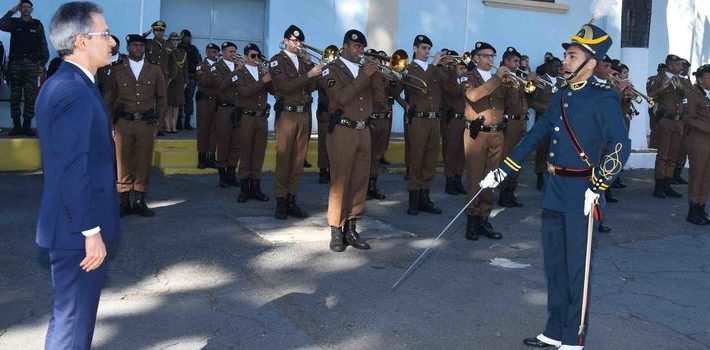 Romeu Zema participa da solenidade de 244º aniversário da Polícia Militar de Minas Gerais