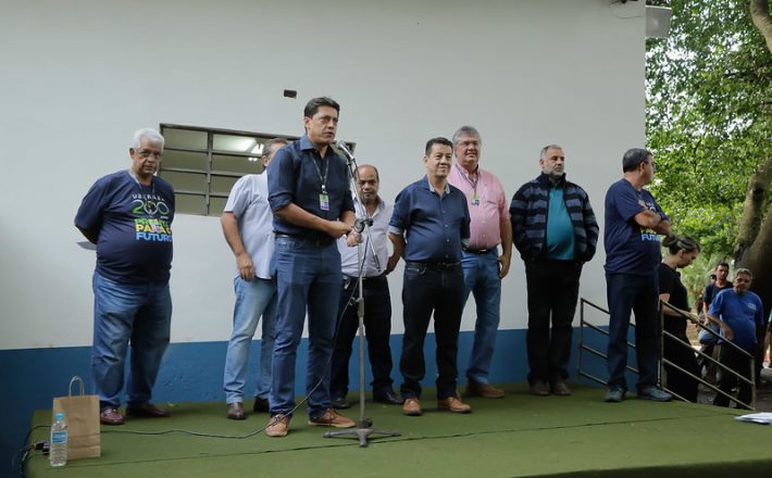 Vice-prefeito prestigia palestra motivacional no Horto Municipal de Uberaba