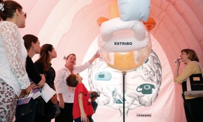 Orelha gigante mostra o funcionamento do ouvido na 7ª ExpoCigra Fiemg