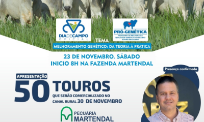 15º Encontro Técnico Pecuária Martendal’ será realizado no próximo sábado (23)