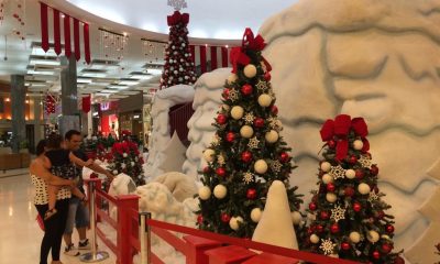 Shopping Uberaba inaugura decoração e recebe Papai Noel