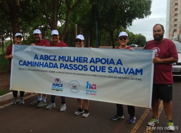 ABCZ participa de caminhada promovida por Hospital de Amor de Barretos