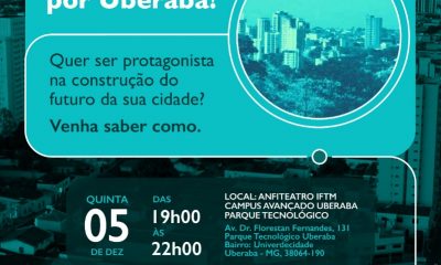 Vem aí o Seminário “O FUTURO DA MINHA CIDADE”