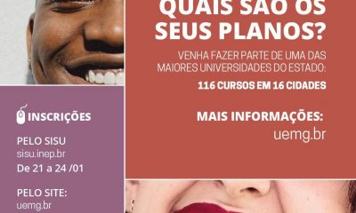 Uemg abre inscrições no dia 21 deste mês e oferece mais de 6 mil vagas