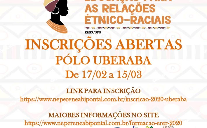 Formação em Educação para Relações Étnico-Raciais fecha inscrições no domingo