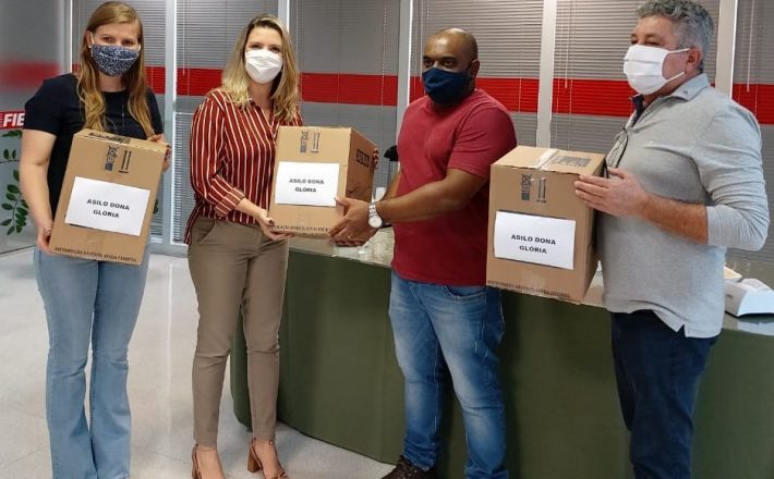 Lar Dona Inês e São Vicente recebem duas mil máscaras da Fiemg Vale do Rio Grande