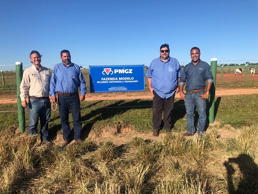 Gerente de Fomento e técnico de campo da ABCZ visitam a Fazenda Modelo parceiro do PMGZ em MS