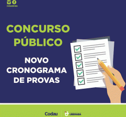 Codau define novo cronograma de provas do concurso