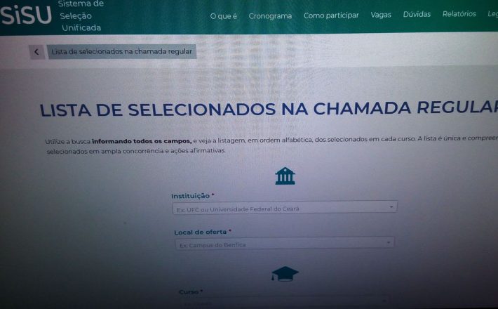 Matrícula dos aprovados na primeira chamada do Sisu começa hoje