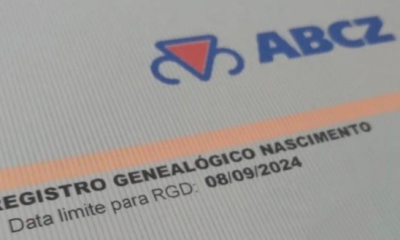 Após pedido da ABCZ, MAPA prorroga validade de Registro Genealógico de Nascimento