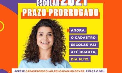 Prorrogado prazo do cadastro escolar para 2021