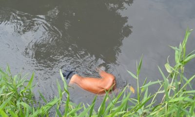 Corpo é encontrado há cinco metros de profundidade no Rio Claro, em Uberaba