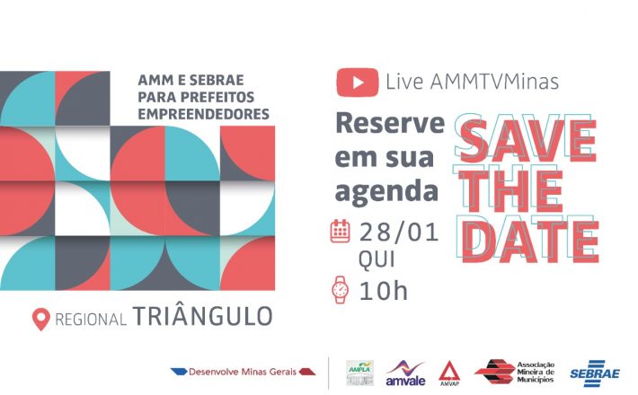 AMM e Sebrae Minas promovem webinários com Novos Prefeitos Empreendedores; primeiro evento acontece no dia 28 na região Triângulo