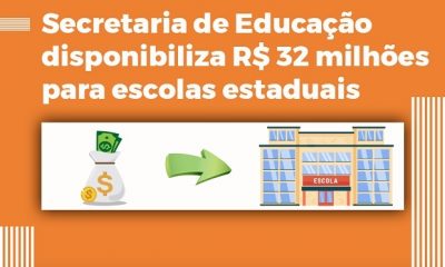 Governo disponibiliza R$ 32 mi para escolas estaduais finalizarem adequações para novo protocolo sanitário