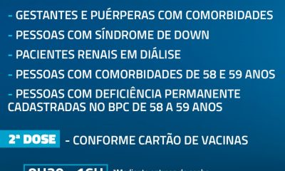 Uberaba encerra vacinação de 1ª dose do público de idosos e segue atendendo novo grupo prioritário