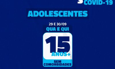 Uberaba inicia vacinação de adolescentes de 15 anos sem comorbidades e amplia 3ª dose para acima de 75 anos