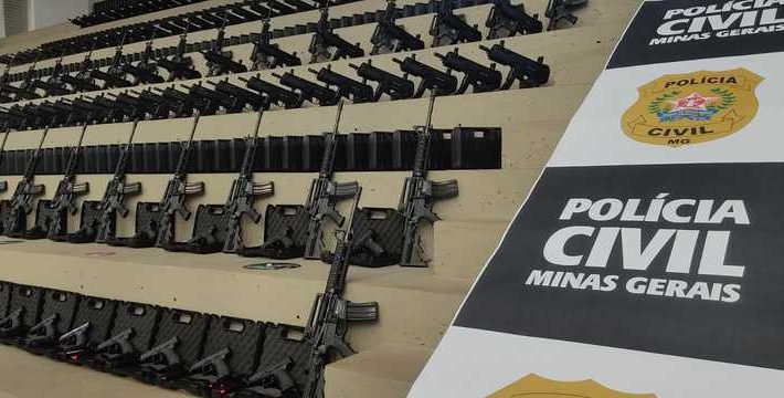 PCMG anuncia aquisição de 723 armas de fogo para delegacias do estado