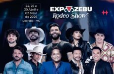 ExpoZebu Rodeio Show 2026 promete agitar Uberaba com grandes atrações e estrutura histórica neste fim de semana