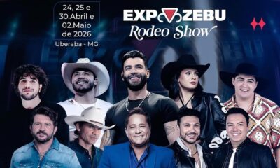 ExpoZebu Rodeio Show 2026 promete agitar Uberaba com grandes atrações e estrutura histórica neste fim de semana