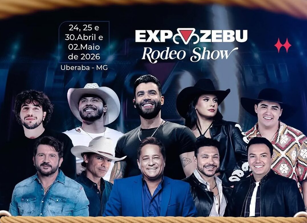 ExpoZebu Rodeio Show 2026 promete agitar Uberaba com grandes atrações e estrutura histórica neste fim de semana
