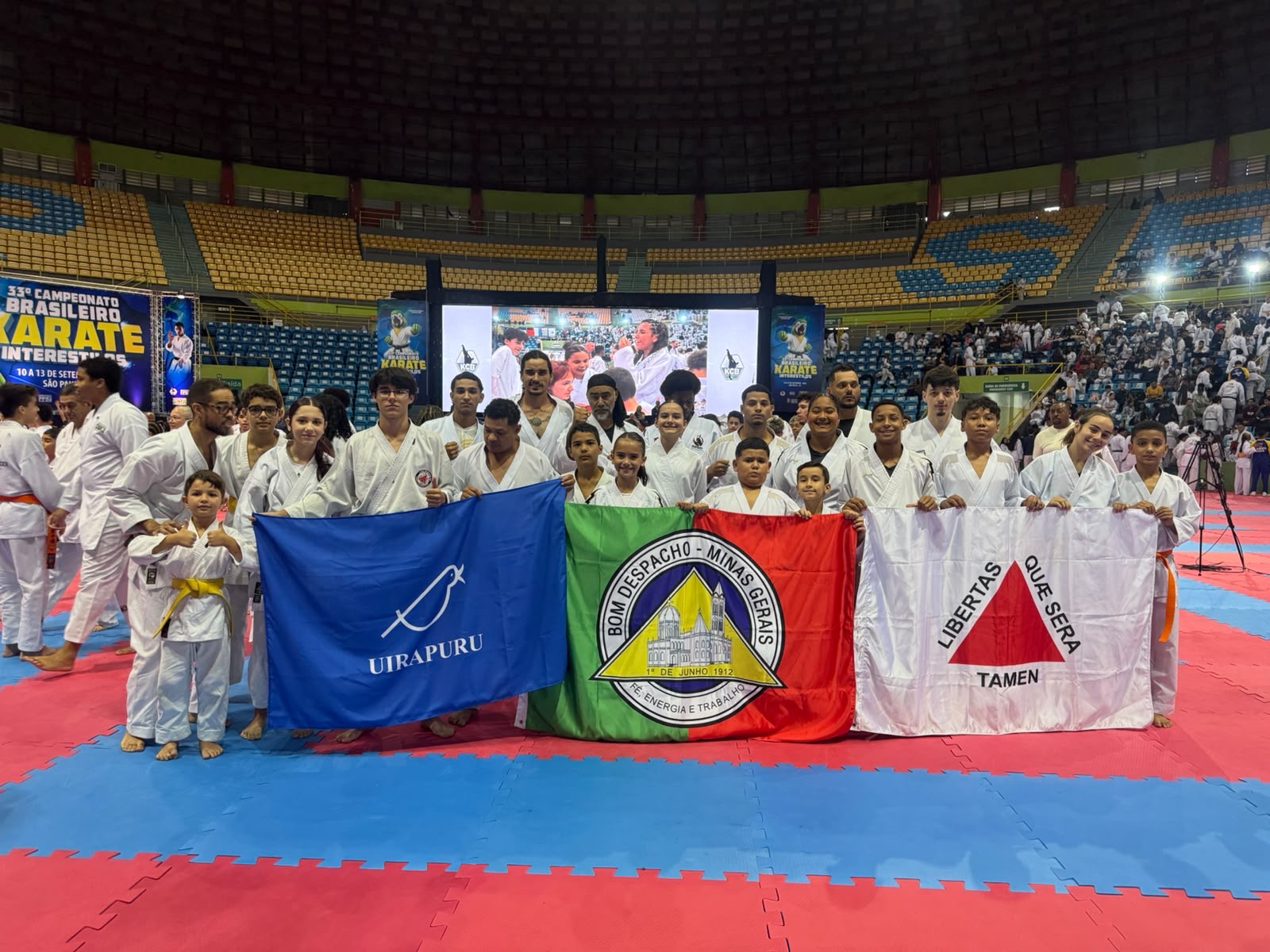 Equipe de Karatê do Uirapuru ganha medalhas no 33º Campeonato Brasileiro